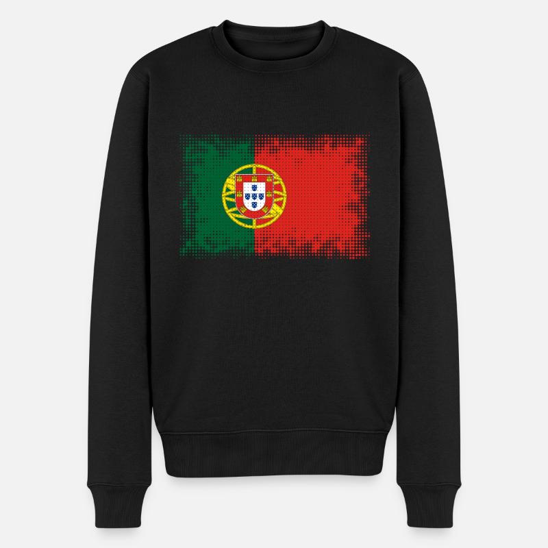 Geschenk für Portugal - Männer Premium Bio Pullover - Schwarz