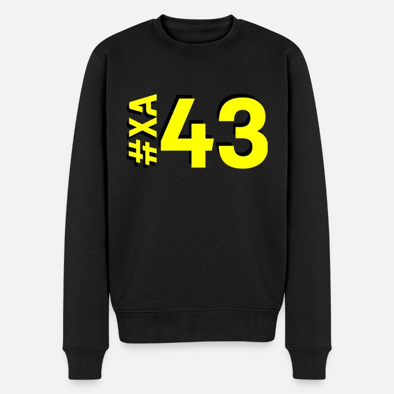 XA43 - Männer Premium Bio Pullover - Schwarz