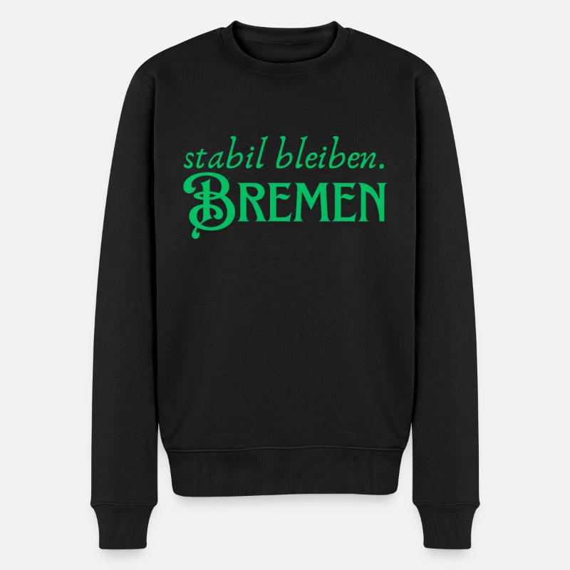 Restez stable Brême - Pull Premium bio Homme - noir