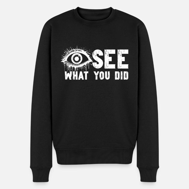 Ophthalmologist Optometrist Optometry Optician - Men's Premium Organic Jumper - black