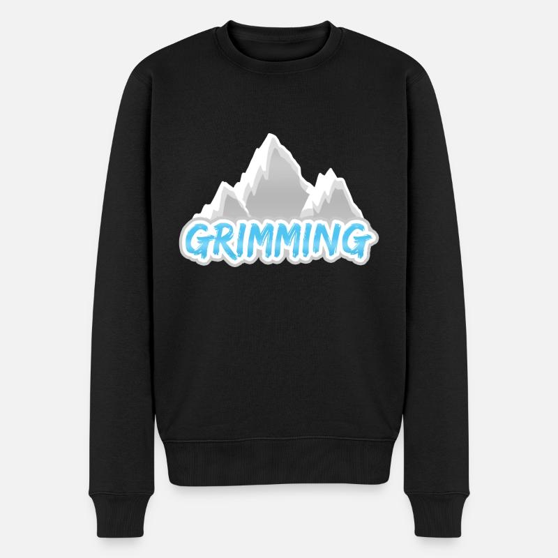 Mont Grimming - Pull Premium bio Homme - noir