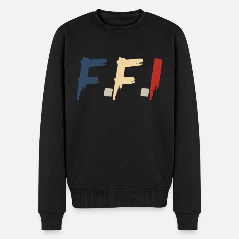 Ffi - Männer Premium Bio Pullover - Schwarz