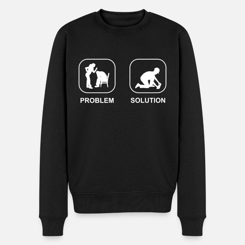 Bodenleger Fußbodenleger Teppichleger Parkettleger - Männer Premium Bio Pullover - Schwarz
