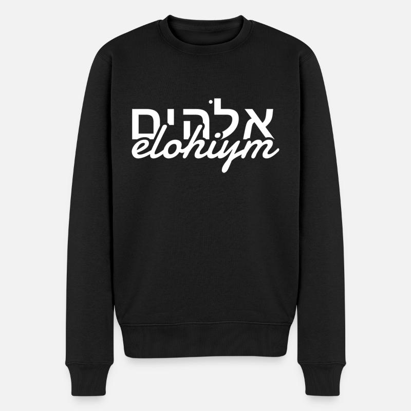 Elohyim - Pull Premium bio Homme - noir
