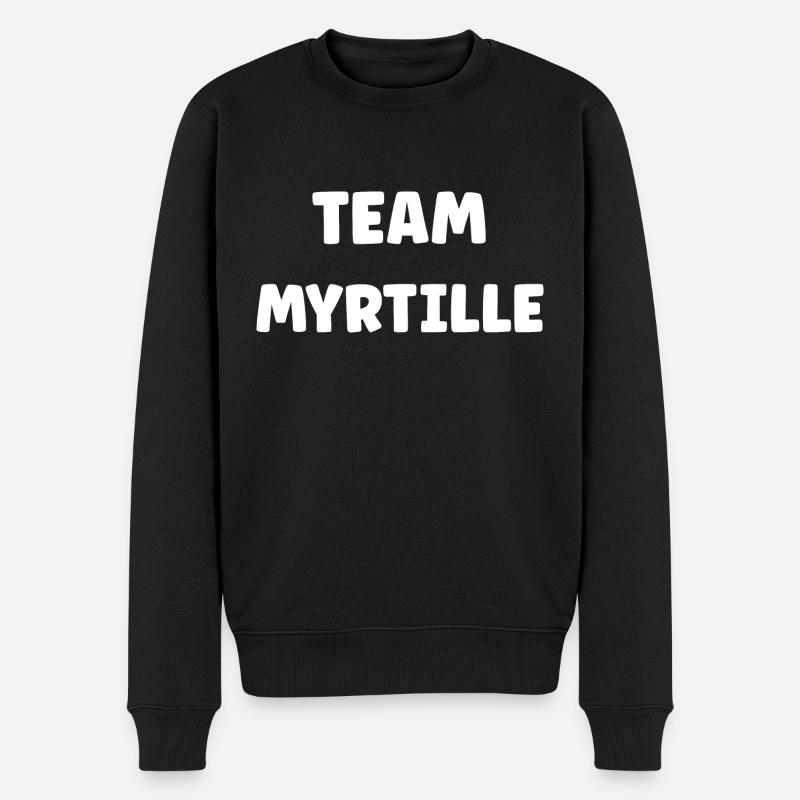 Team Myrtille - Pull Premium bio Homme - noir