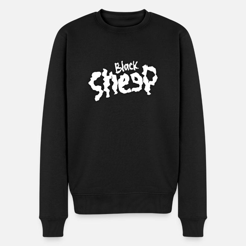 Mouton noir - Pull Premium bio Homme - noir