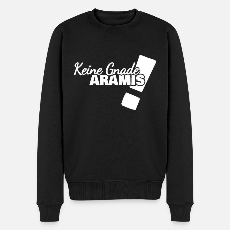 Gnade Aramis - Männer Premium Bio Pullover - Schwarz