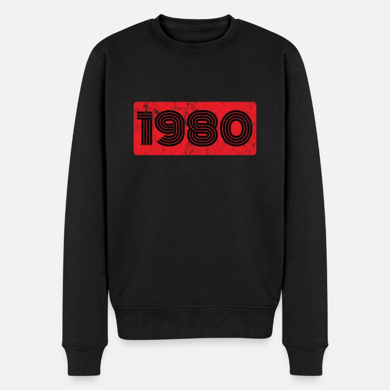 Millésime 1980 - Pull Premium bio Homme - noir