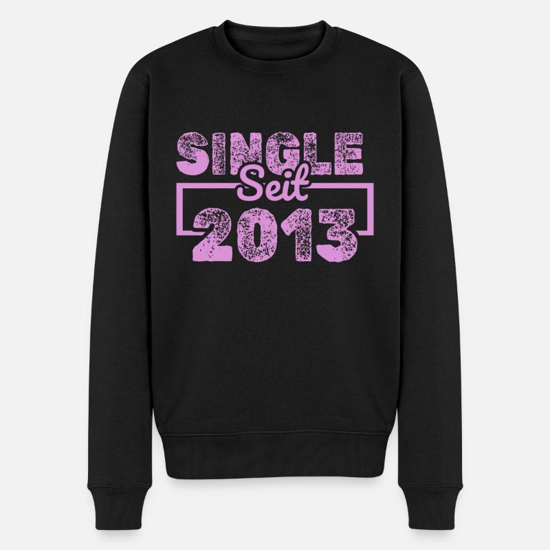 Single 2013 - Männer Premium Bio Pullover - Schwarz