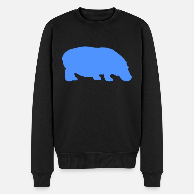 hippopotame - Pull Premium bio Homme - noir