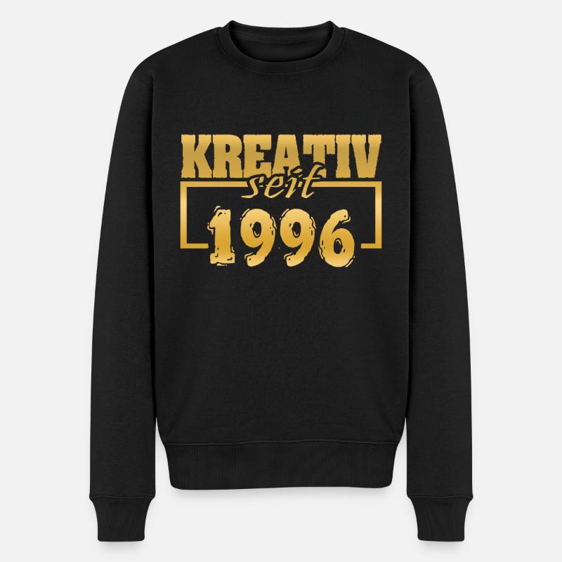 Kunst 1996 - Männer Premium Bio Pullover - Schwarz