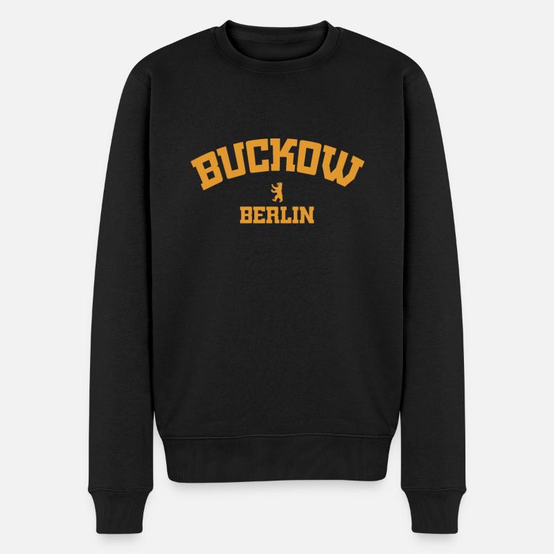 Buckow - Berlin - Allemagne - Pull Premium bio Homme - noir