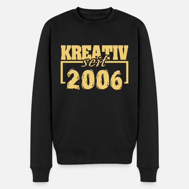 2006 - Männer Premium Bio Pullover - Schwarz