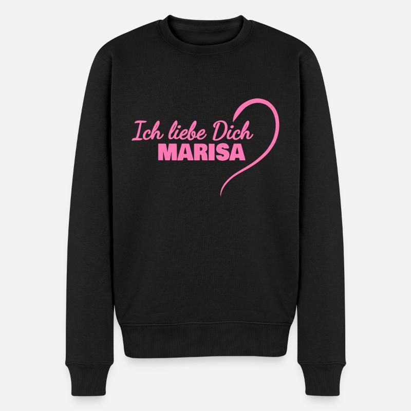 Cadeau pour Marisa - Pull Premium bio Homme - noir