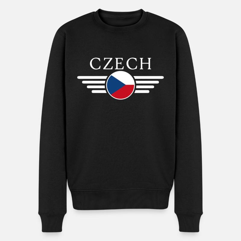 République tchèque T-shirt - Pull Premium bio Homme - noir