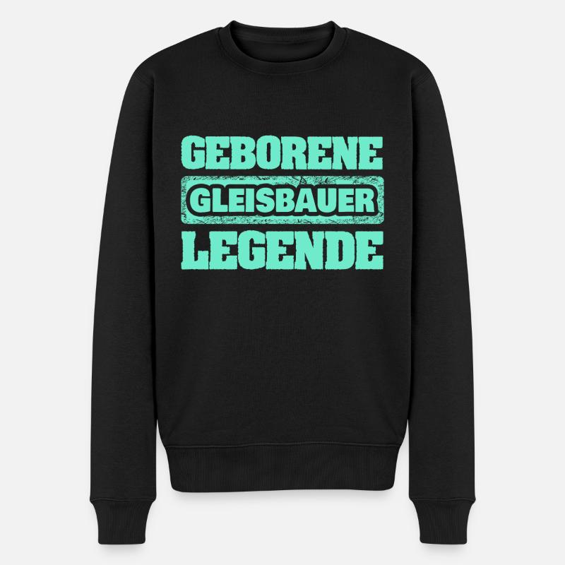 Profession : Gleisbauer - Pull Premium bio Homme - noir