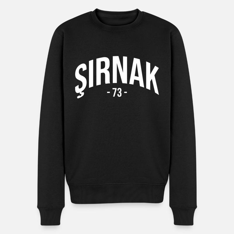 Sirnak 73 Türkei Turkiye Geschenk Sirnakli Kurde - Männer Premium Bio Pullover - Schwarz