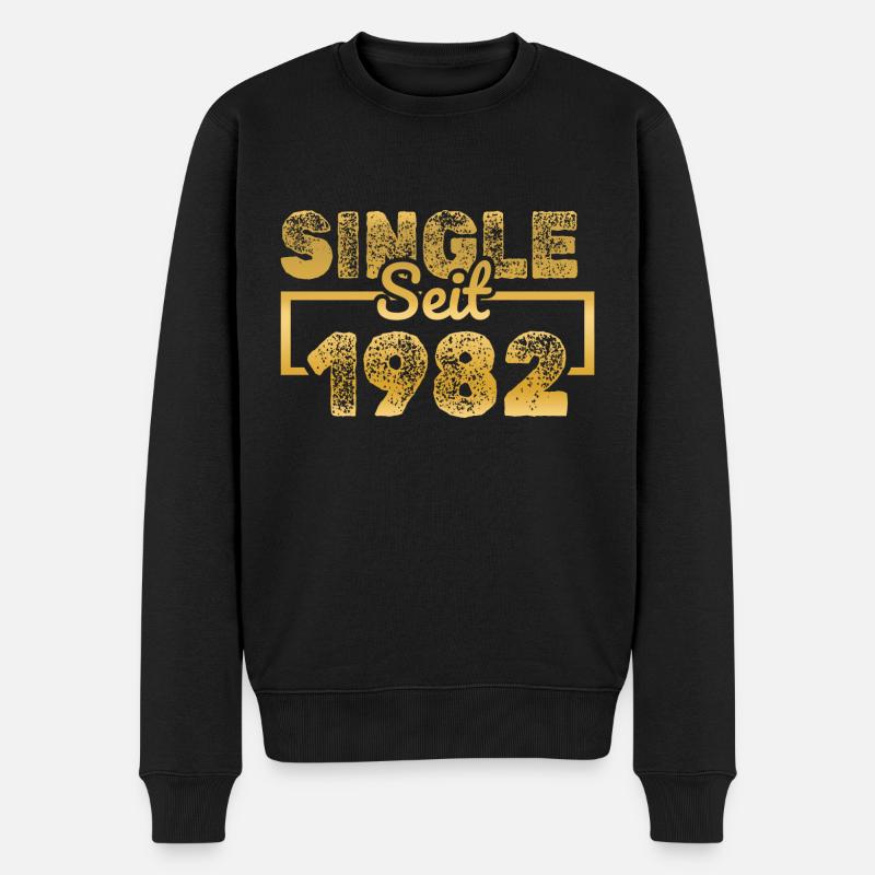 seit 1982 - Männer Premium Bio Pullover - Schwarz