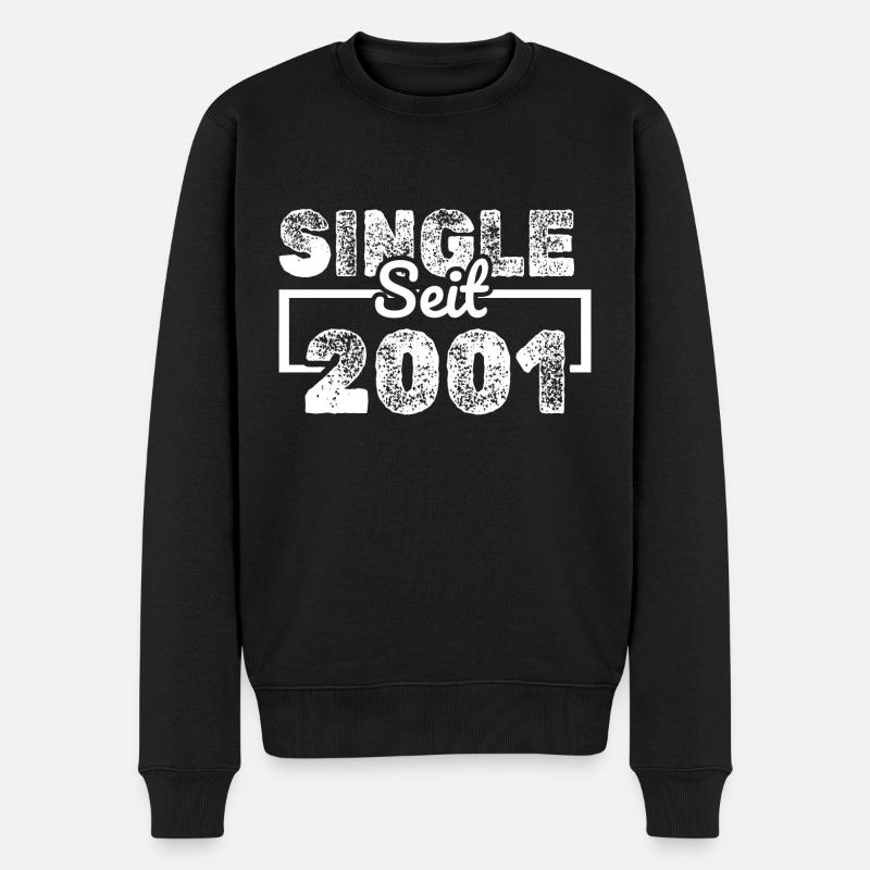 2001 - Männer Premium Bio Pullover - Schwarz