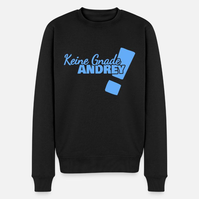 Andrey - Männer Premium Bio Pullover - Schwarz