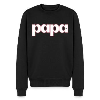 DAD - Men's Premium Organic Jumper - black - Front - Nico (187cm)
