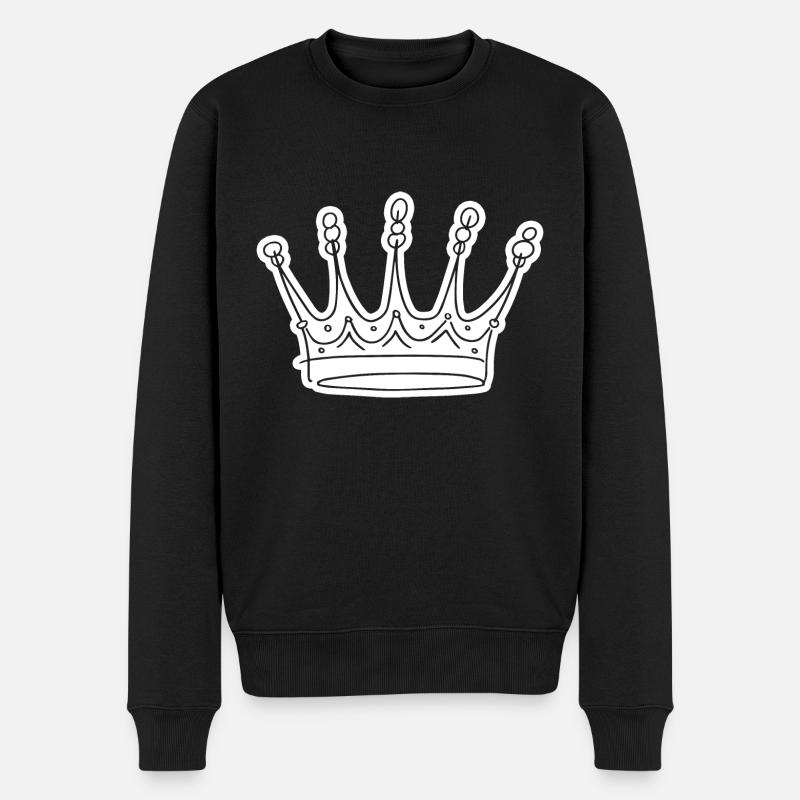 Couronne - Pull Premium bio Homme - noir