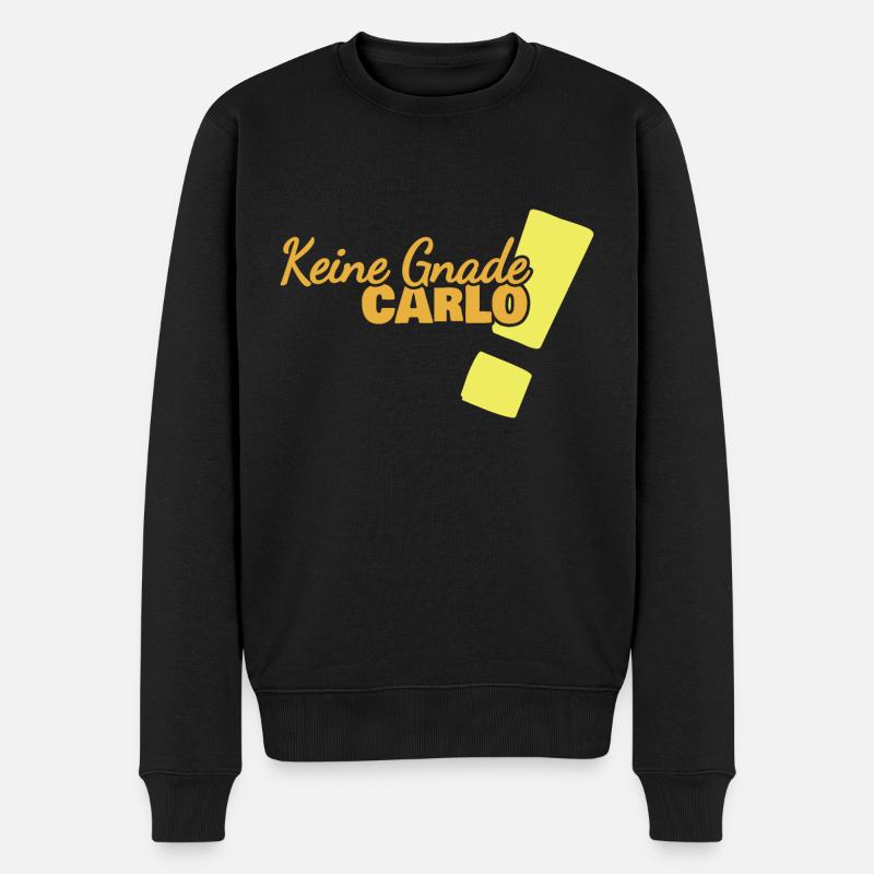 Drôle de Carlo - Pull Premium bio Homme - noir