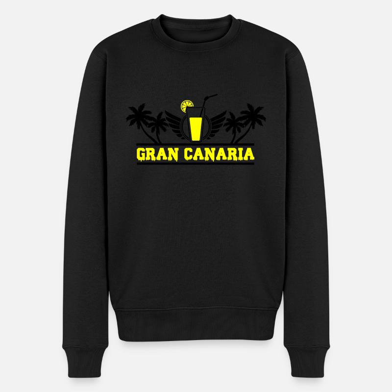 Gran Canaria - Pull Premium bio Homme - noir