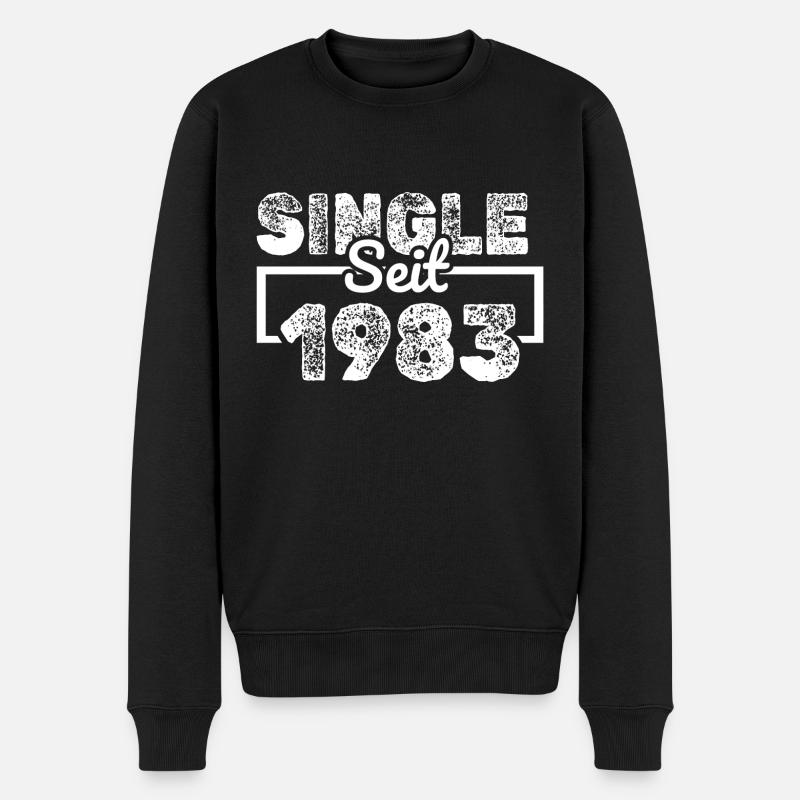 Single, 1983 - Pull Premium bio Homme - noir