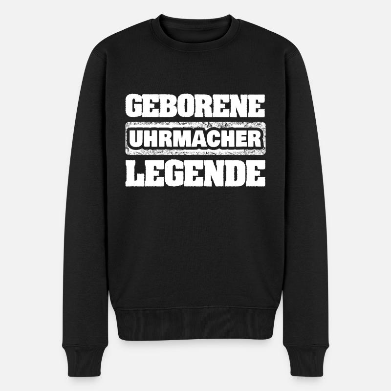 Horloger - Pull Premium bio Homme - noir