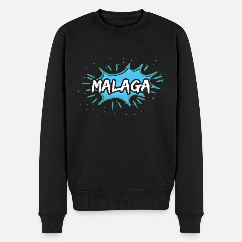 Malaga - Pull Premium bio Homme - noir