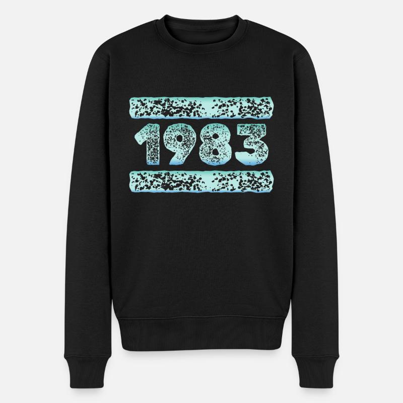 Année 1983 - Pull Premium bio Homme - noir