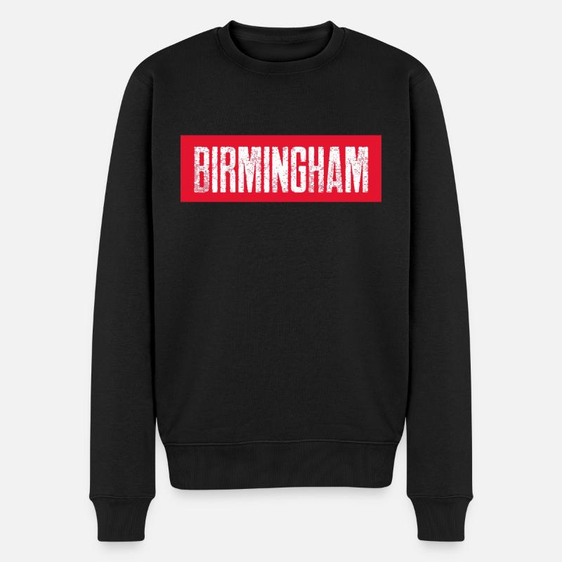 Birmingham - Pull Premium bio Homme - noir