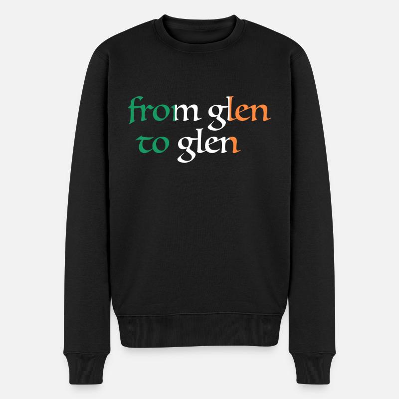 De Glen à Glen - Pull Premium bio Homme - noir