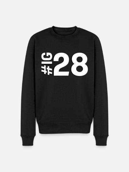 IG28 - Men's Premium Organic Jumper - black