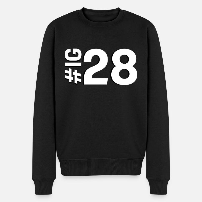 IG28 - Männer Premium Bio Pullover - Schwarz