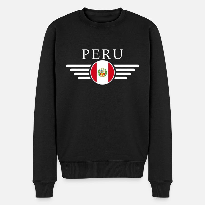 Pérou Style péruvien Design T-shirt - Pull Premium bio Homme - noir