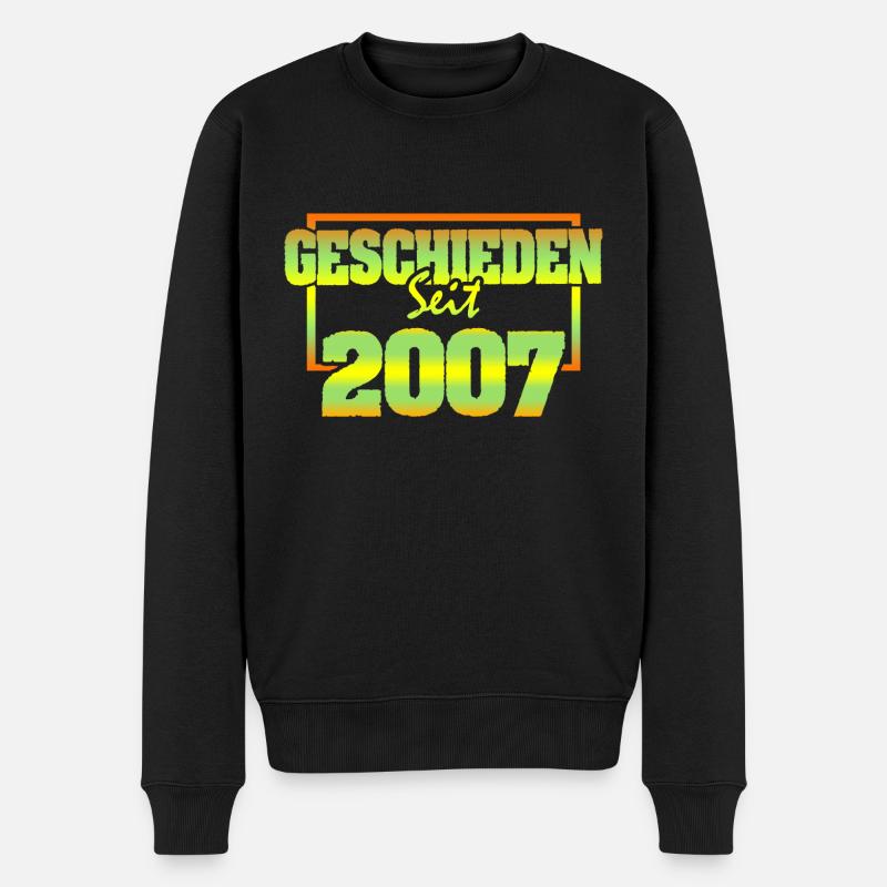 2007 - Männer Premium Bio Pullover - Schwarz