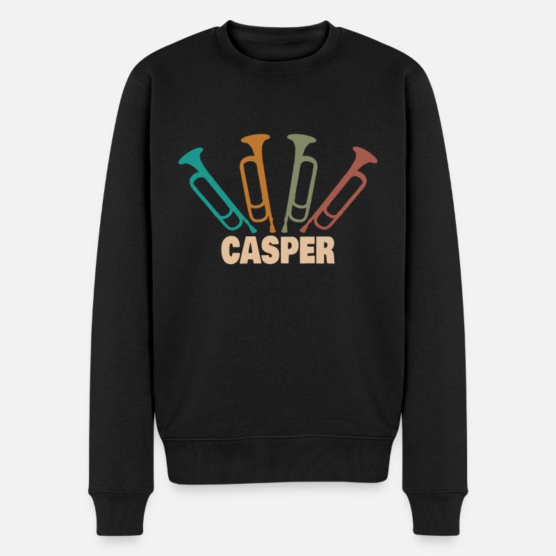 Prénom Casper - Pull Premium bio Homme - noir