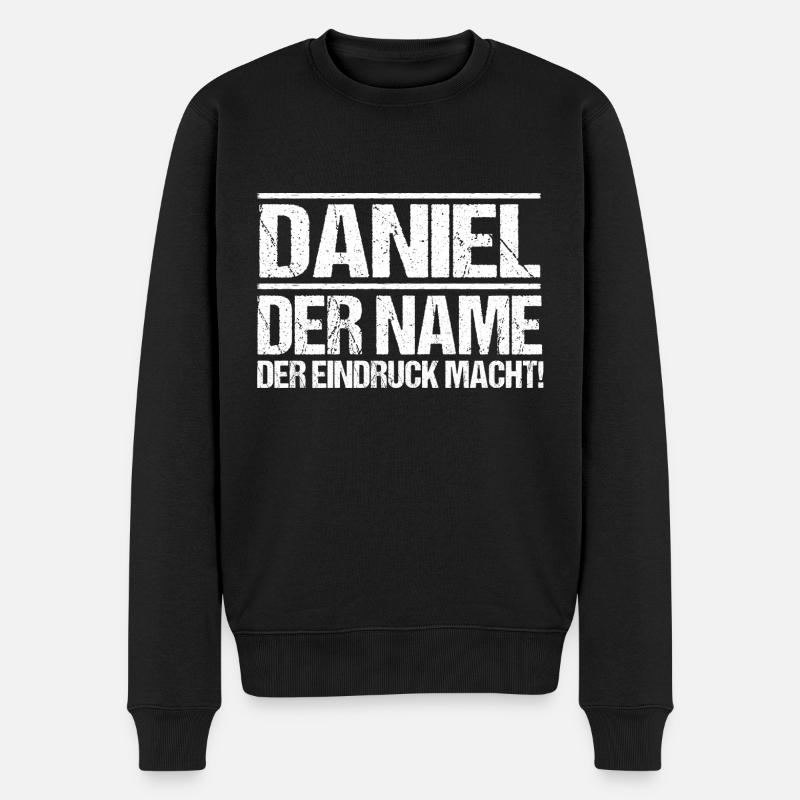 Prénom Daniel - Pull Premium bio Homme - noir