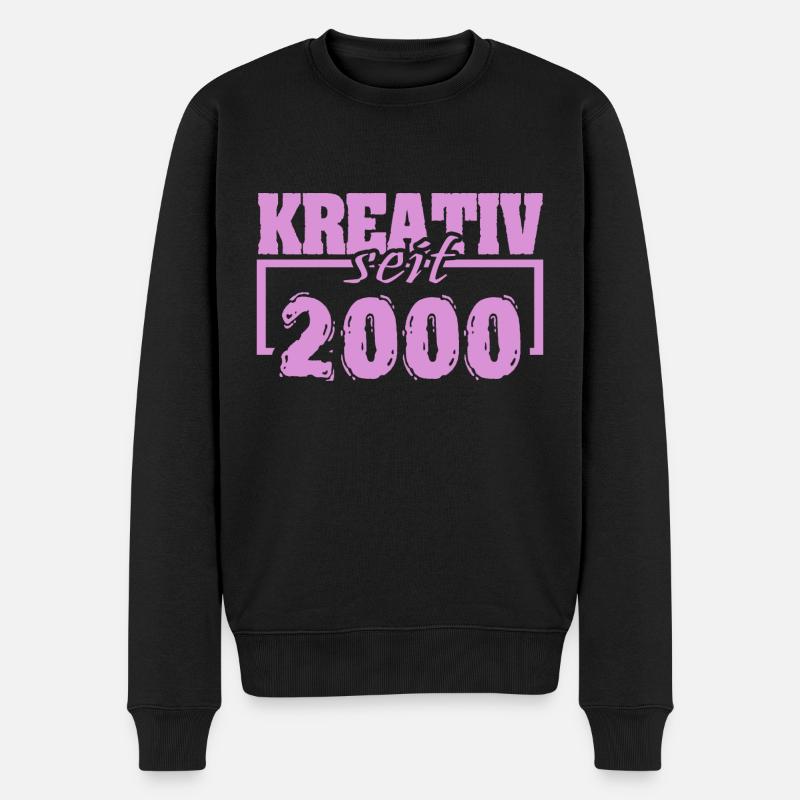 2000 2000 - Pull Premium bio Homme - noir