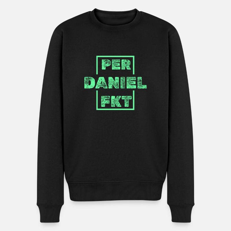 Geschenk für Daniel - Männer Premium Bio Pullover - Schwarz