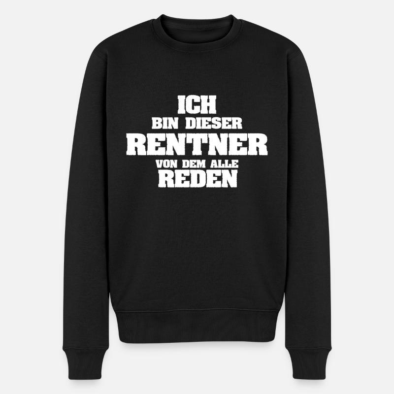 Profession Retraité - Pull Premium bio Homme - noir