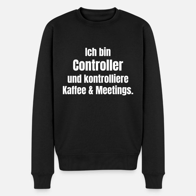 I'm a controller - Men's Premium Organic Jumper - black