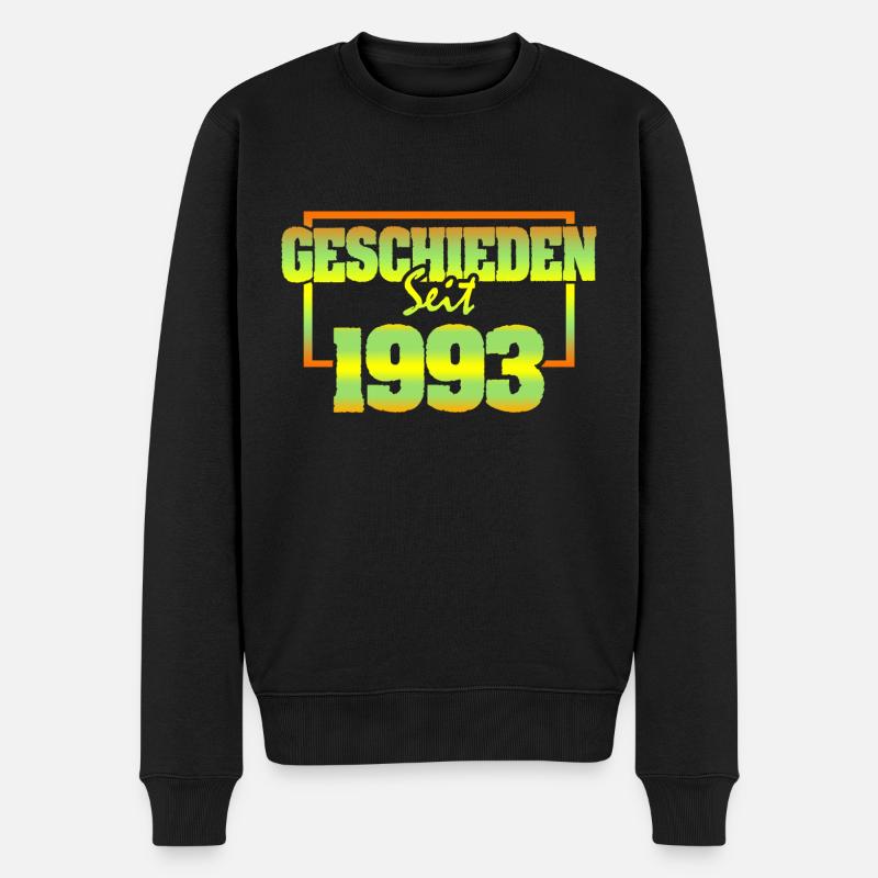 Divorcé en 1993 - Pull Premium bio Homme - noir