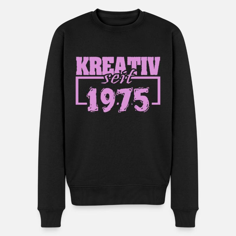 Créatif 1975 - Pull Premium bio Homme - noir
