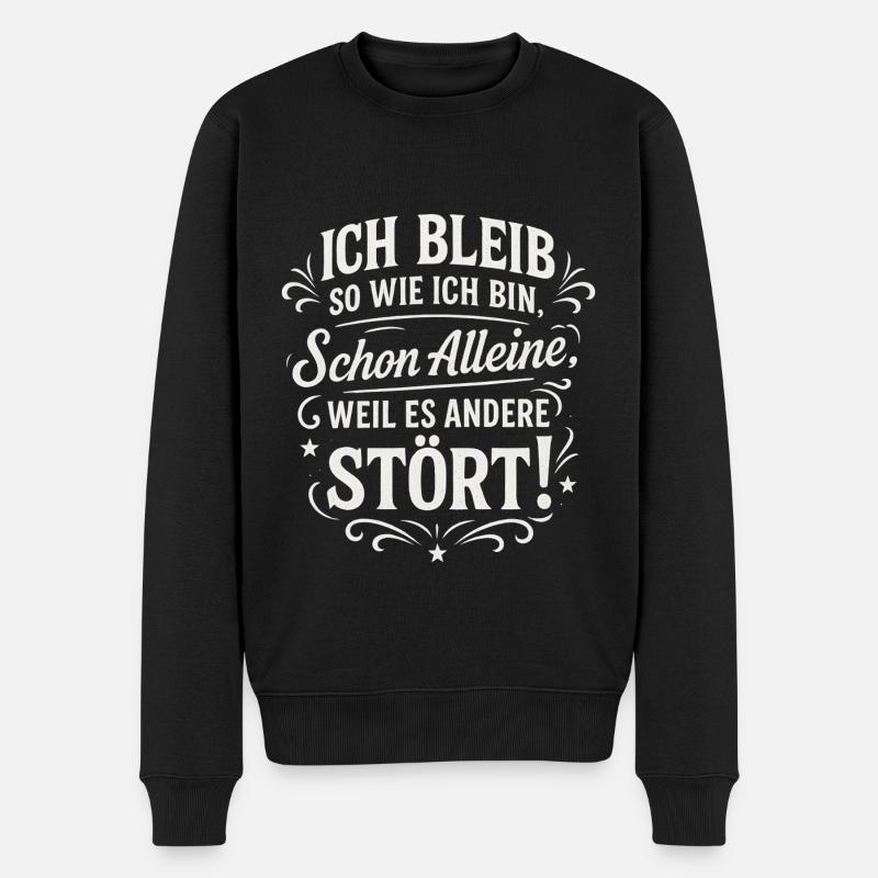 Paroles ironiques sarcastiques drôles - Pull Premium bio Homme - noir