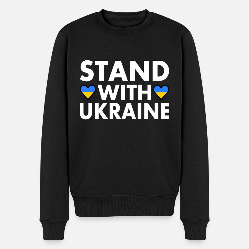 stand with ukraine - Pull Premium bio Homme - noir