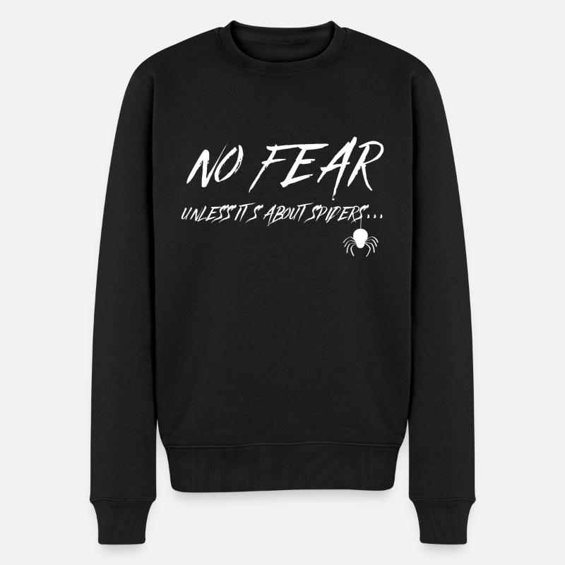 Pas de peur - Pull Premium bio Homme - noir