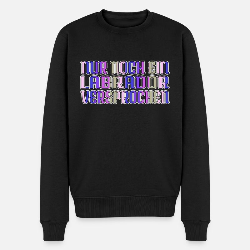 weihnachten lustiger spruch geschenkidee spruch - Männer Premium Bio Pullover - Schwarz